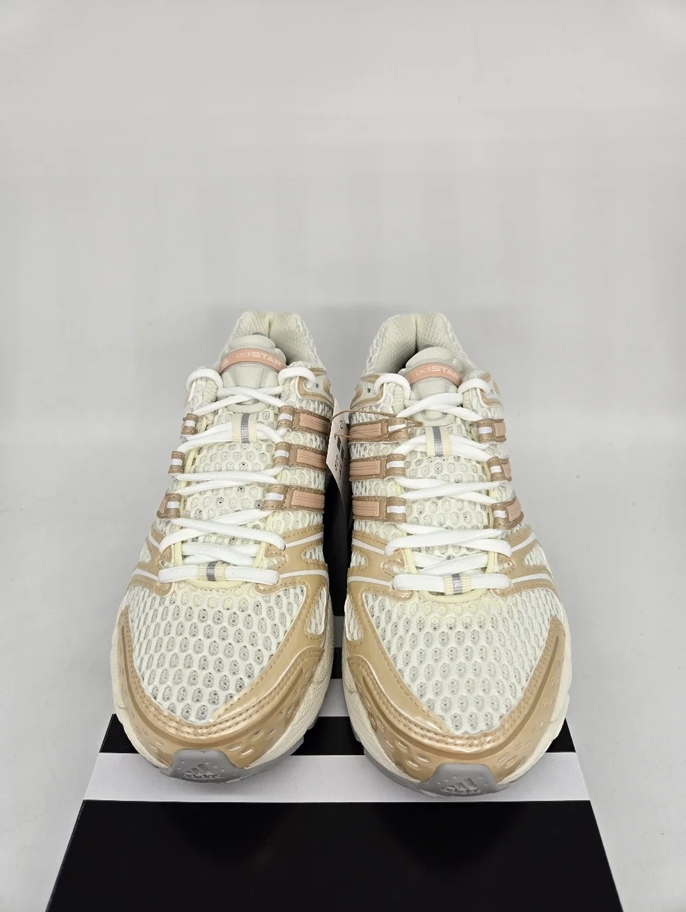 adidas Women's Adistar Control 5 Off White Blush Pink Grey Shoes Size 9.5 New